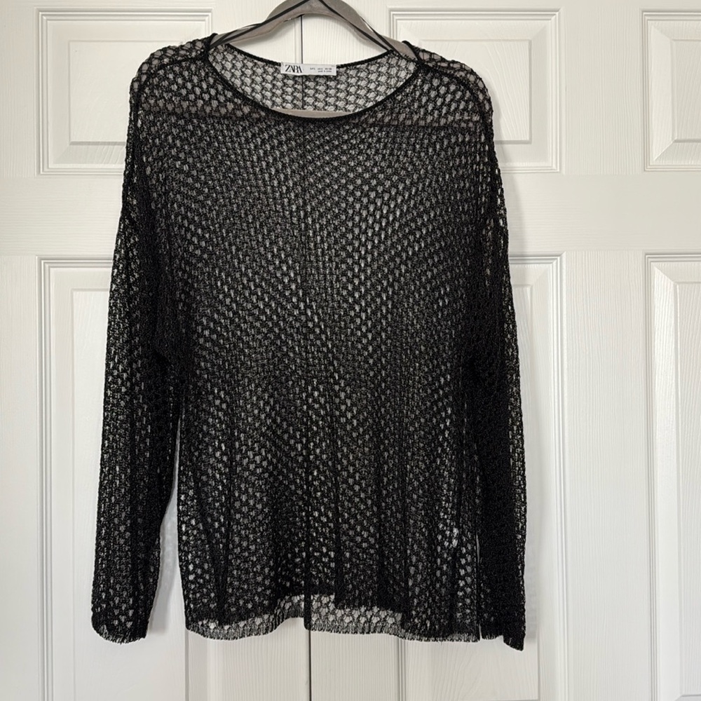 Zara mesh sweater